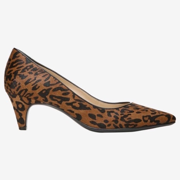 Naturalizer Beverly Leopard Cheetah Pump Heel Shoe - Picture 2 of 11